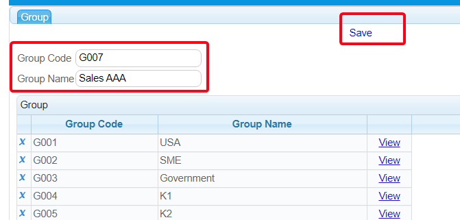 可以新增,修改,刪除組別 可以新增,修改,刪除組別